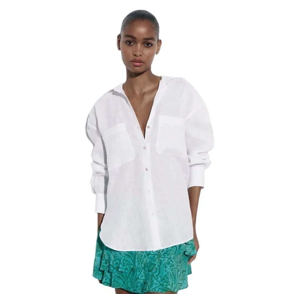 Zara oversize blouse
